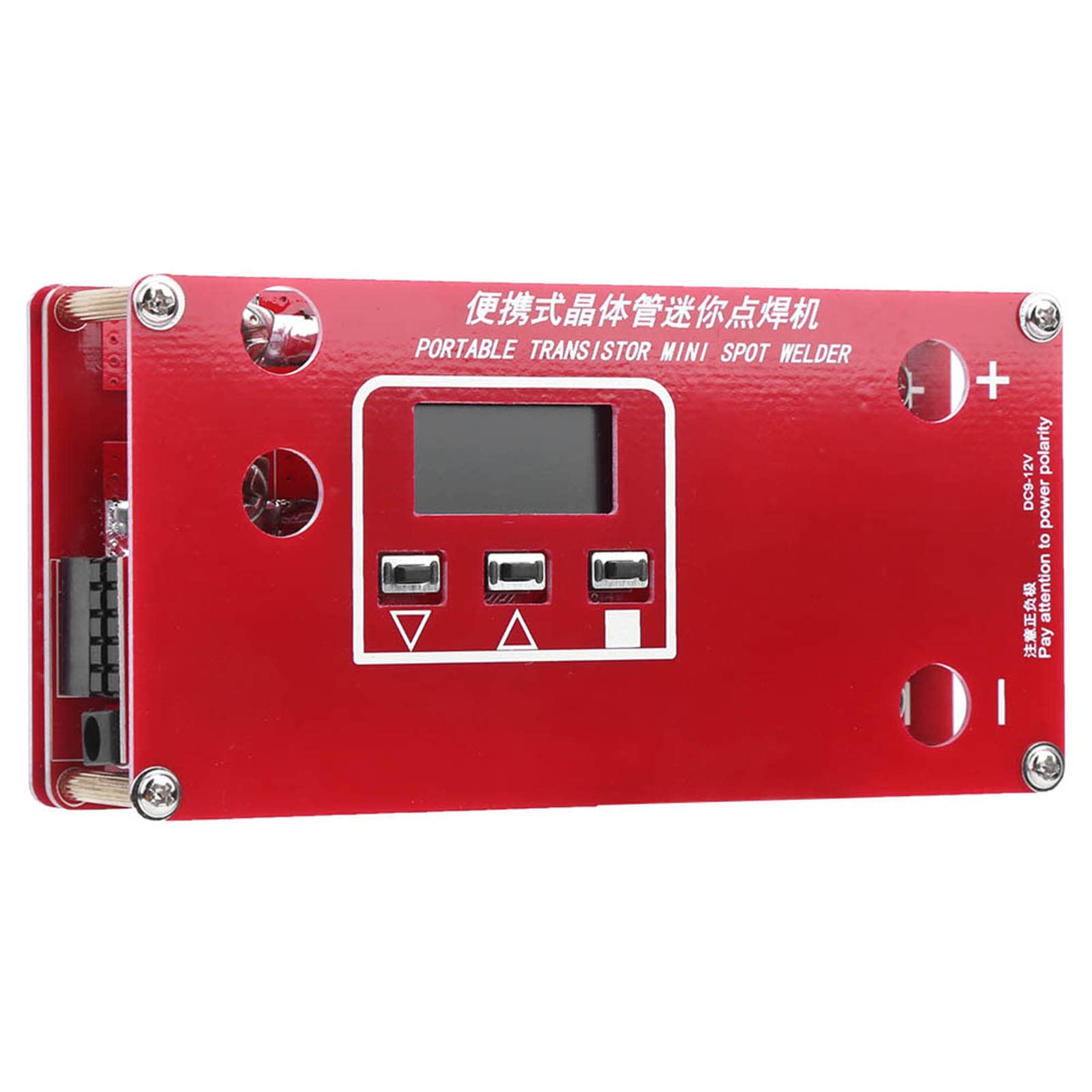Mini Saldatrice a Punti Portatile con Display LCD, Batteria al Litio 12V, per Batterie e 2 Penne per Saldatura
