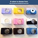 Pocoukate Case for Sony ZV-1F, ZV-1 II/ZV-1M2 Vlog Camera, ZV1F Camera Silicone Cover Skin, Anti-Scratch Slim Fit Soft Sleeve with ZV1 F Screen Protector- Pink gallery image