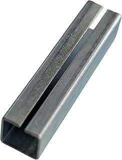 JUVA Ausgleichshülse Eisen Reduzierhülse zum einstecken - H5041 | Stahl blank | Länge 15 mm | Adapterhülse zum nachrüsten von 7 auf 8 mm | 1 Stück - Metall-Hülse für Einsteckschlösser & Türschlösser