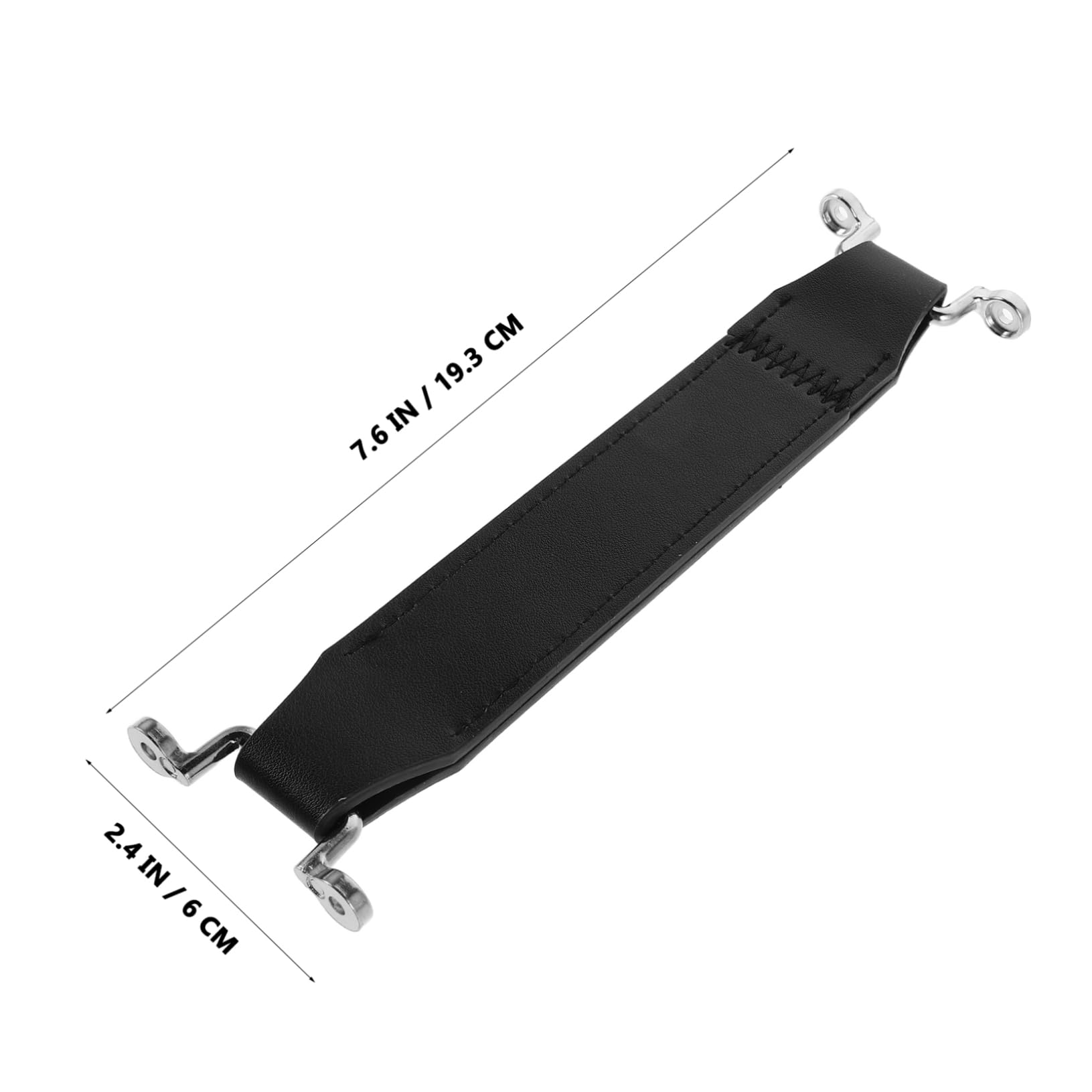 GOOHOCHY Guitar Amplifier Pu Leather Handle Detachable Vintage Speaker Grip for Luggage Cabinets Elegant Design for Versatile Use
