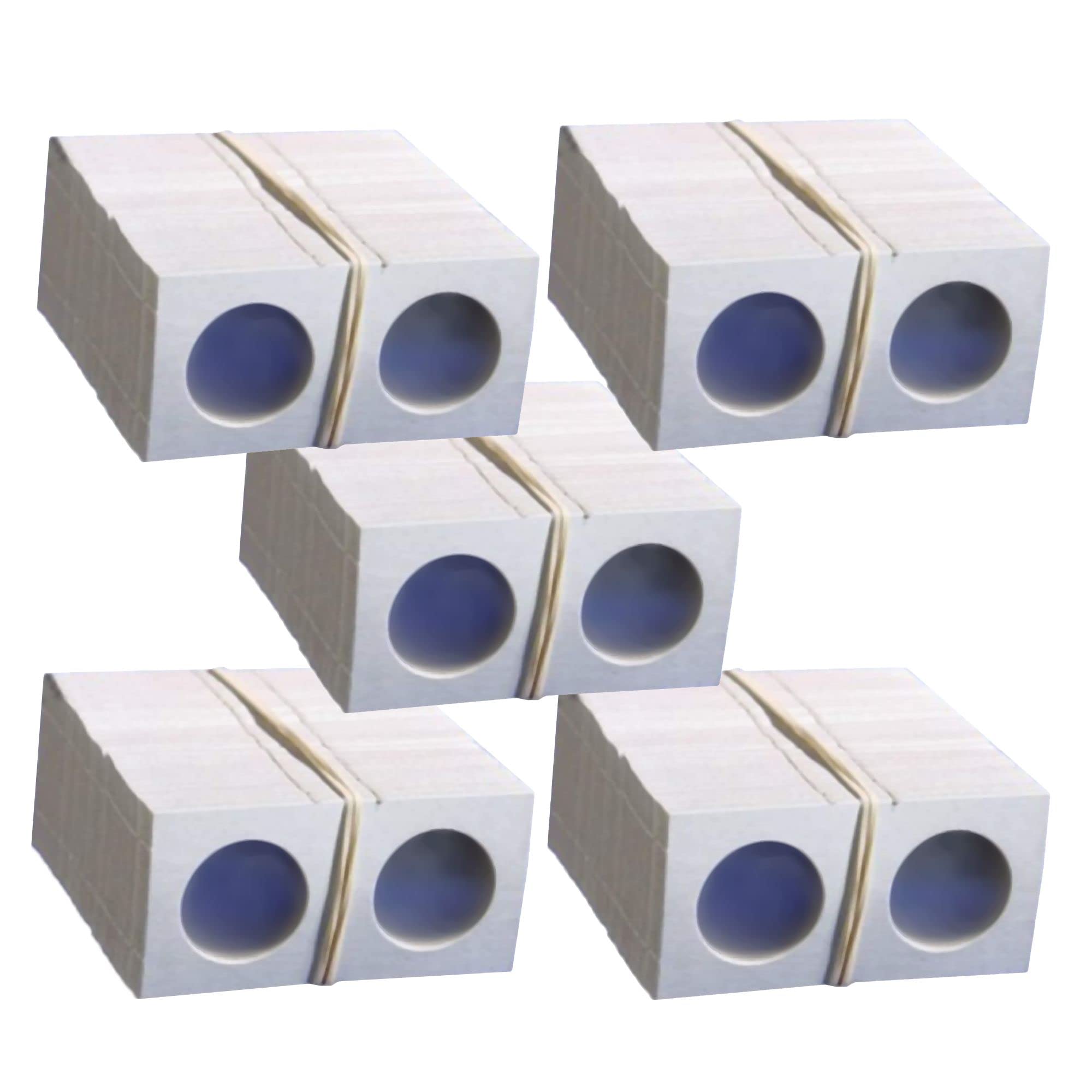 Guardhouse 1 ½ x 1 ½ Paper Staple Coin Holders for U.S. and Canada Quarters and Medium Sized Coins up to 24mm 500 Count