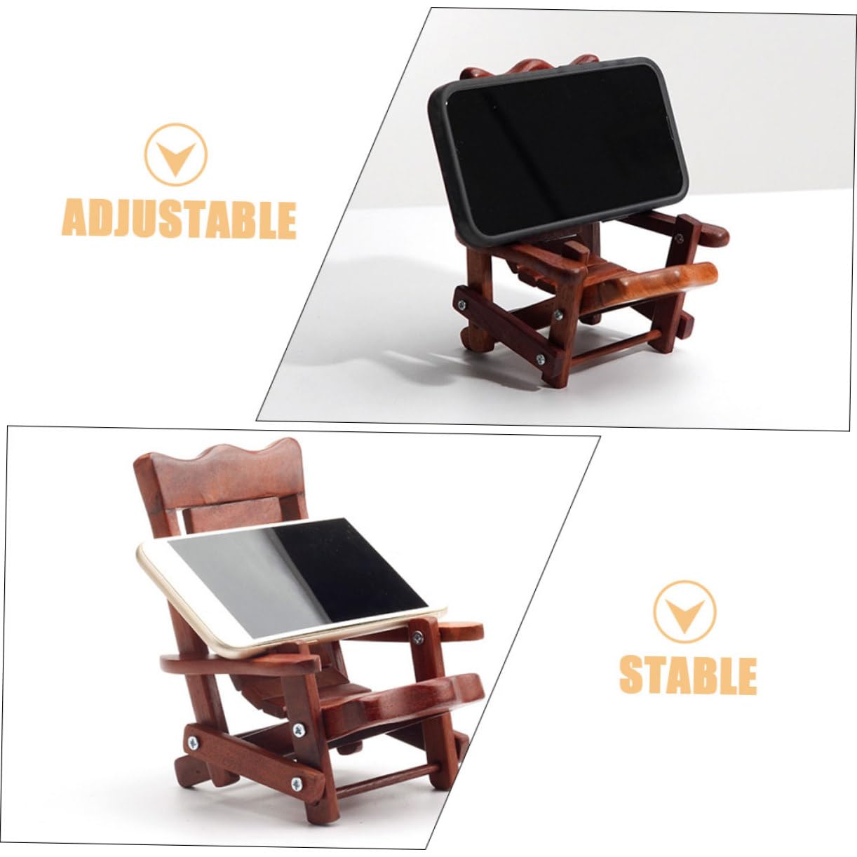 Hemobllo 3pezzi Supporto Telefonico Decorativo Per Scrivania Porta Smartphone Per Ufficio e Casa Compatibile Con Tutti Modelli Di Telefono