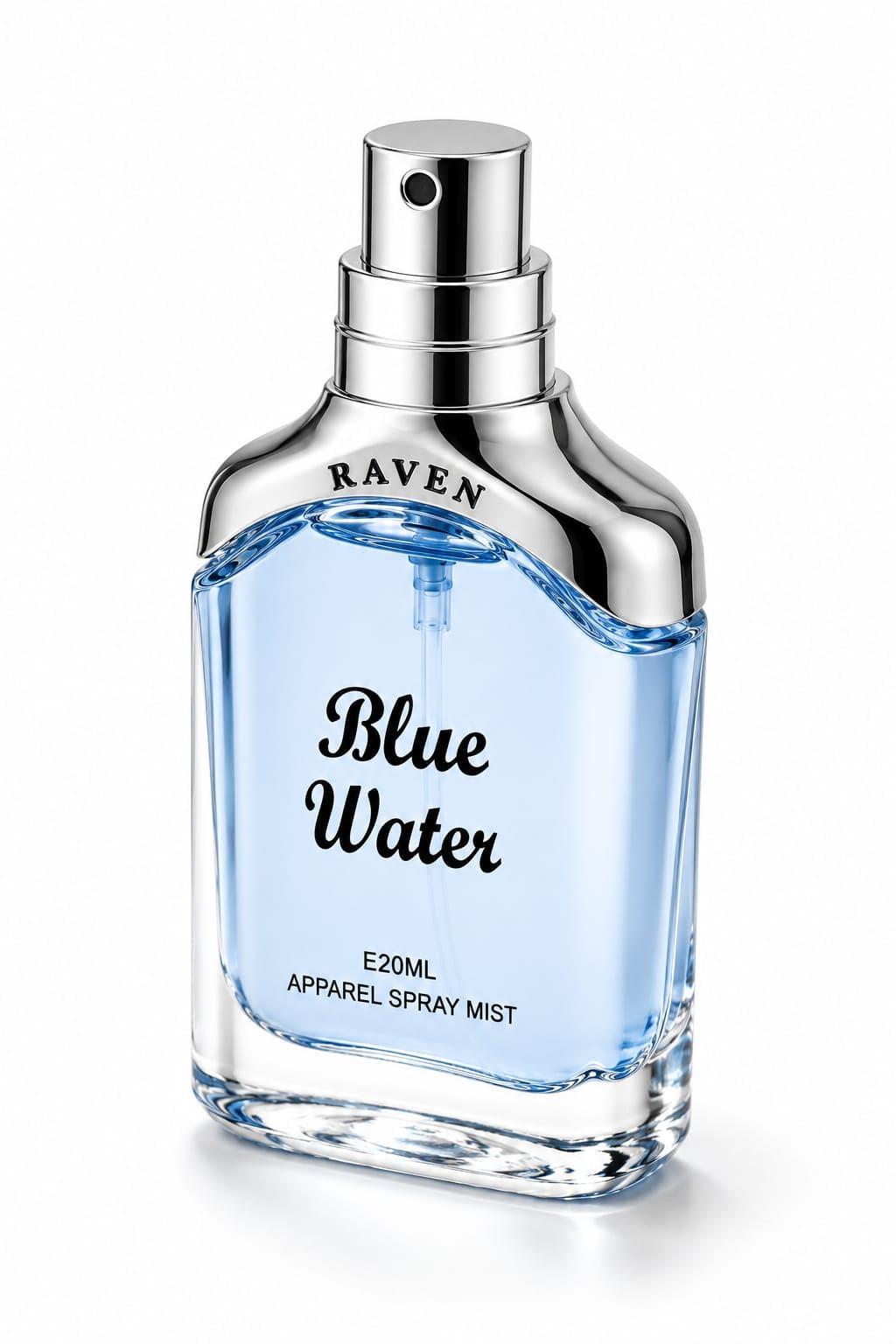 Raven Blue Water Apparel Spray Mist, 20 ml | Fresh & Aquatic Scent, Long Lasting Fragrance, Floral Woody Base, For Men, Daily Wear-image-35