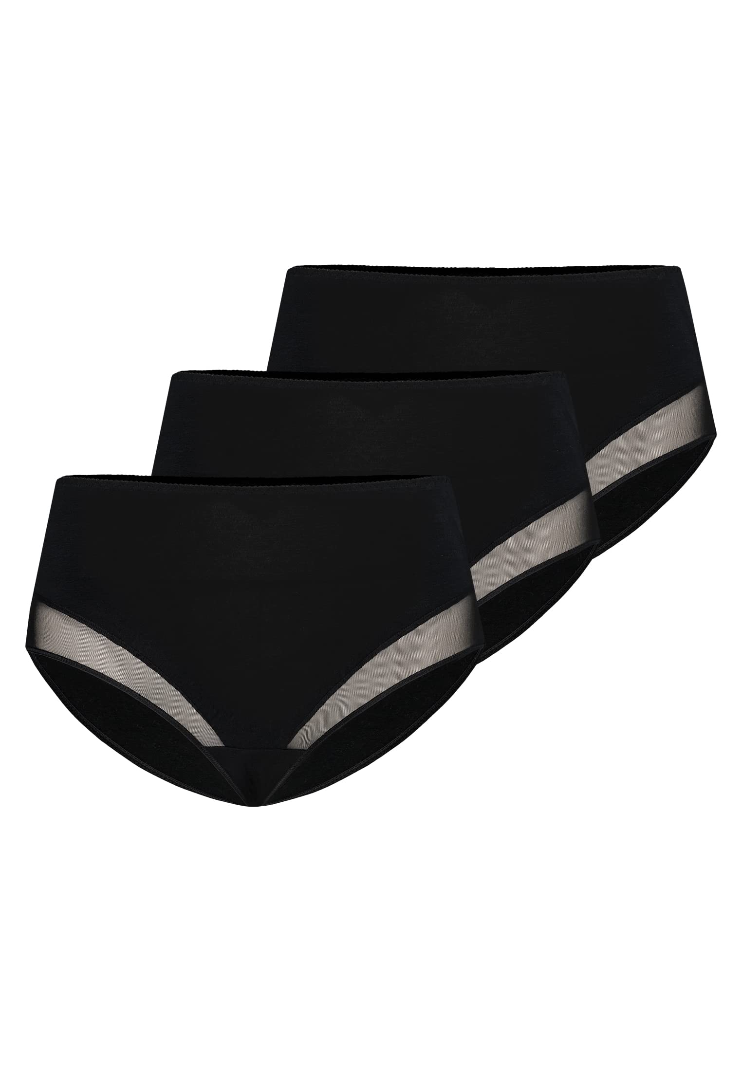 Teyli 3er Pack Slip Damen Baumwolle zum Kaschieren von Unvollkommenheiten - Bikinis & Taillenslips für Damen - Slips Baumwolle
