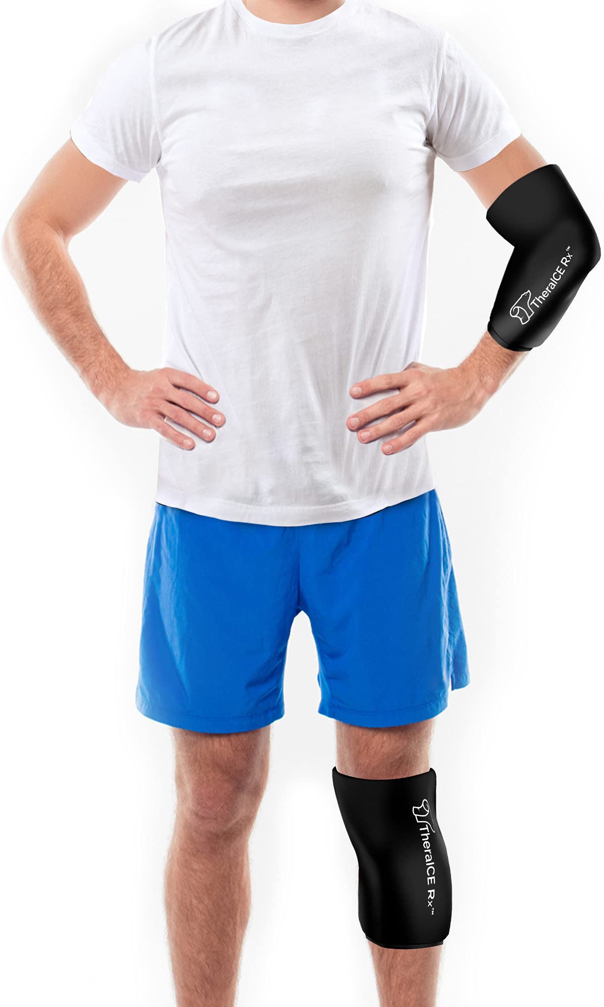 Buy TheraICE Rx Elbow & Knee Ice Pack for Injuries Compression Sleeve
