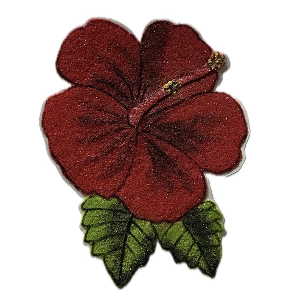 Zeniaura Ready Rangoli Hibiscus Flower Rangoli Floor Decoration, ...