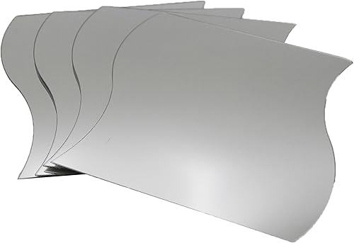 Miniatura 1 de Evideco French Home Goods Espejos decorativos con forma de pared autoadhesiva, juego de 4