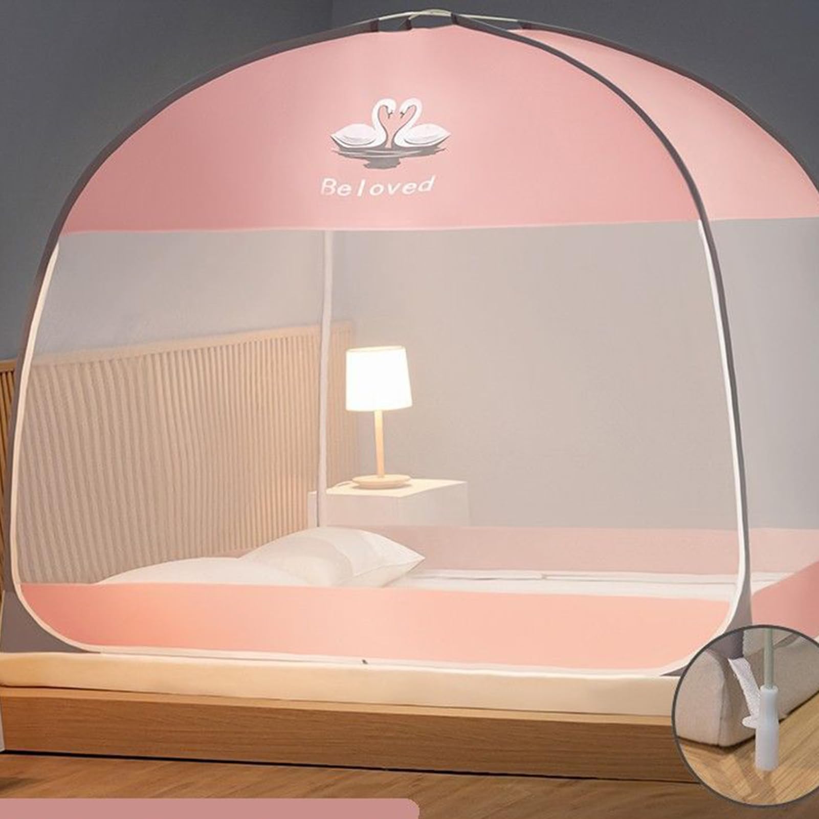 Voyage Gnat Net - Tente De Motif pour À Double Porte, en Filet en De Camping en Plein Air Fileet en Fiilet Pliable, Gnnat De Gnaat Portable pour Tout-Petit, Cassette De Lit