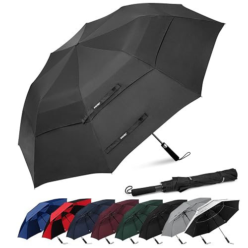 G4Free 62 Inch Portable Golf Umbrella Double Canopy