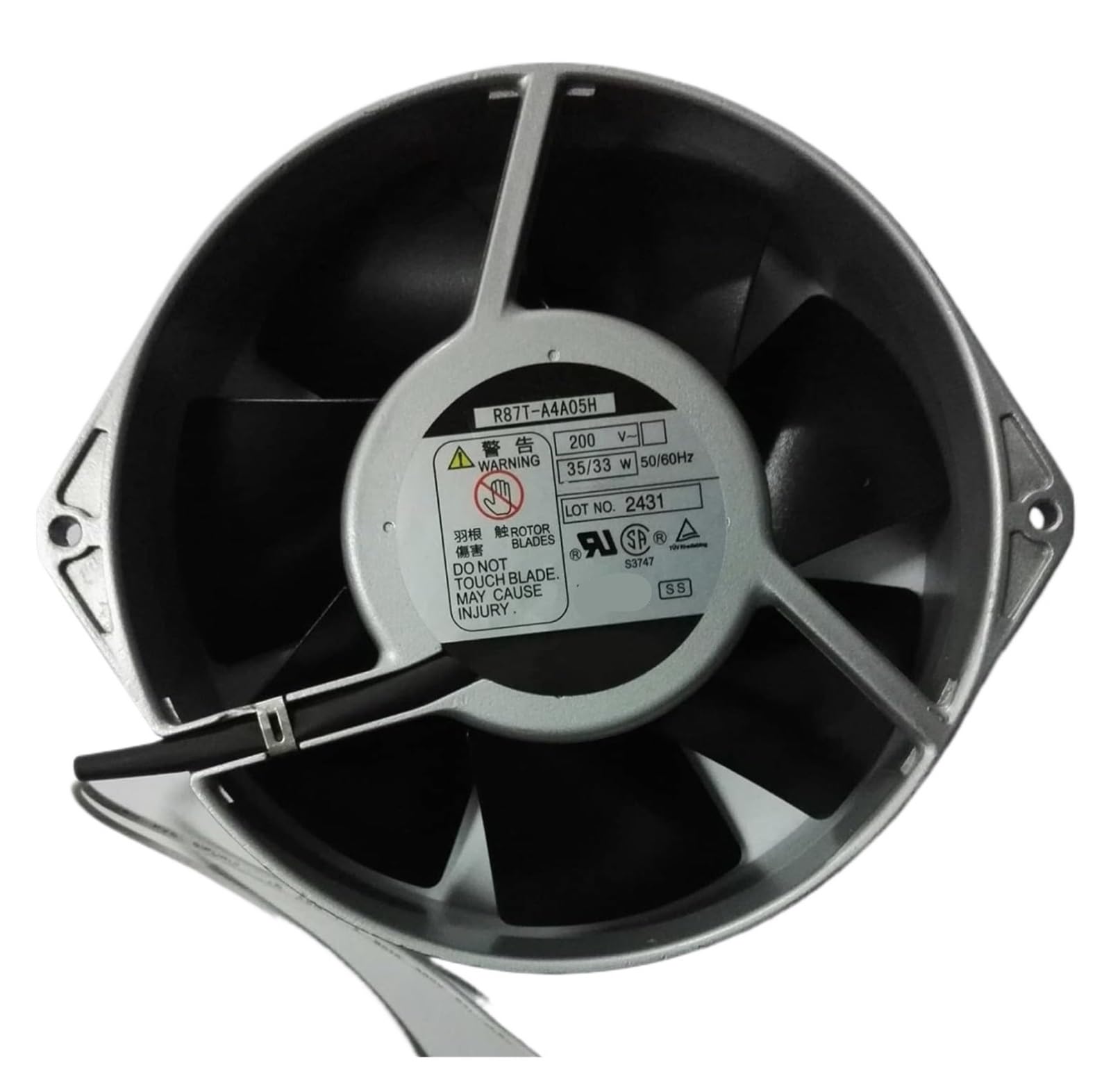 Ventilateur R87T-A4A05H 200V contre la surchauffe des composants électroniques en armoire