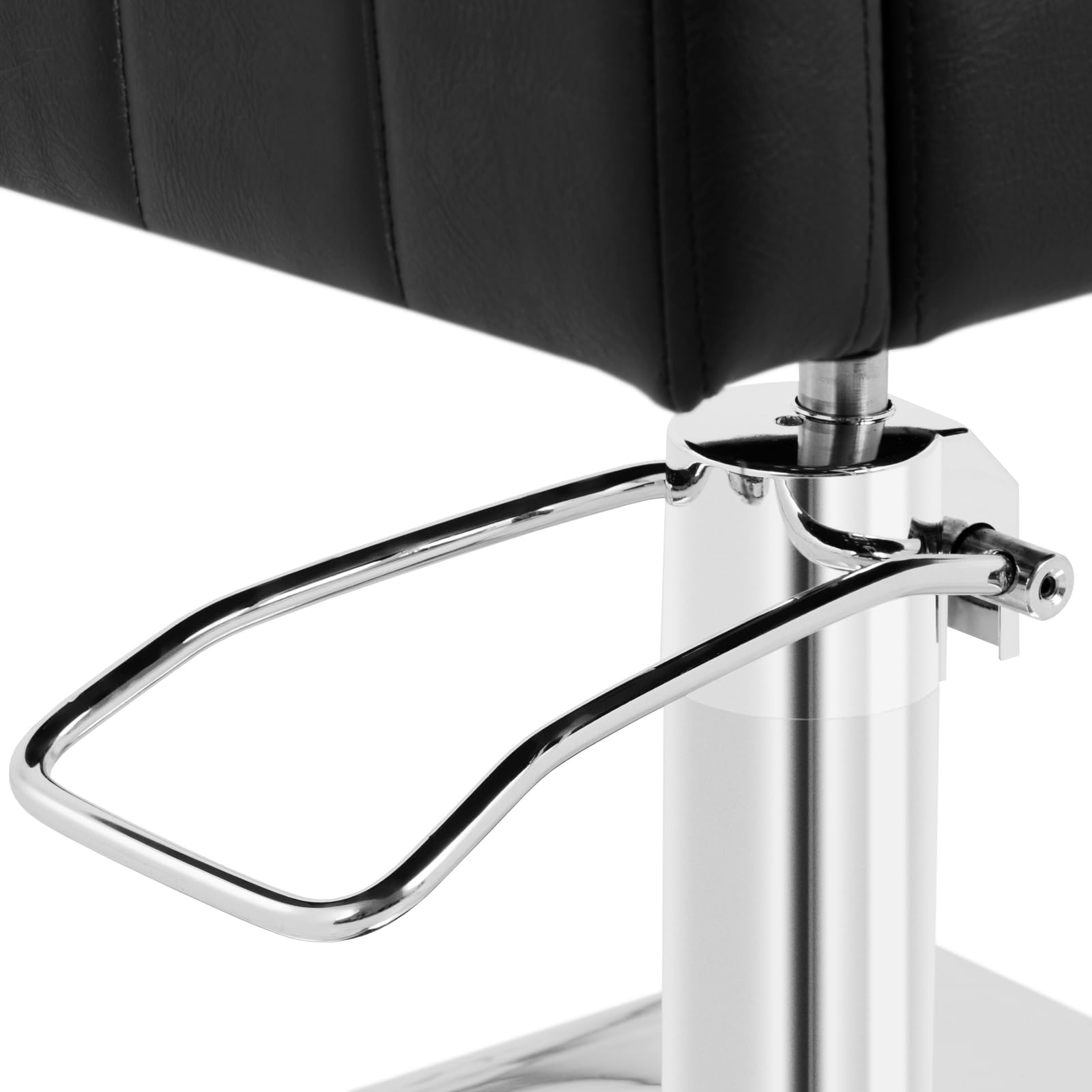 Physa Fauteuil de Coiffure Ribbleton Noir avec Repose-Pieds Hauteur d'assise 49-63 cm pour 150 kg - Fauteuil de Salon de Coiffure Chaise de Coiffure Chaise de Salon de Coiffure