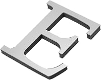 Vista 8 de PATIKIL Adhesivos de pared de acrílico 3D con letras A, autoadhesivas, para decoración del hogar, letrero artístico, para bricolaje, decoración