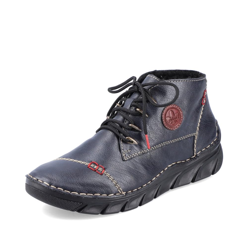 Rieker Women's 55002 Ankle Boots, blue, 8 UK