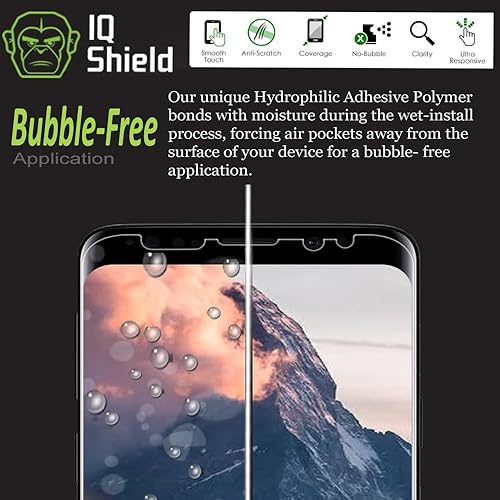 Miniatura 92 de IQShield Paquete de 2 protectores de pantalla para Samsung Galaxy S22 Plus/S22+Plus 5G, fácil instalación, desbloqueo de huellas dactilares