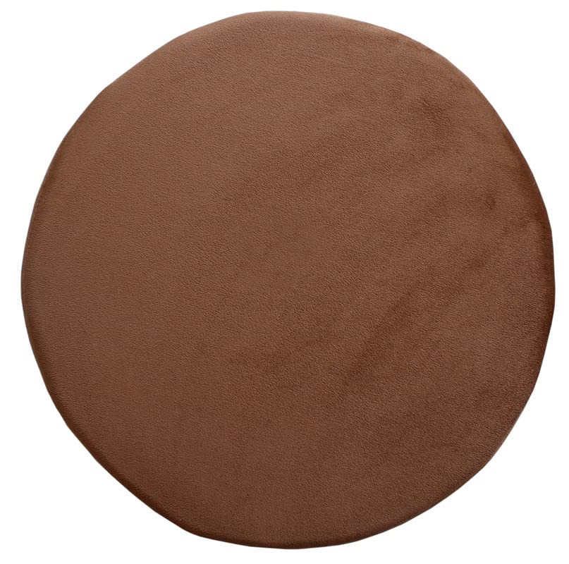 Image of Ottoman Stool for Living Room, Velvet Foot Rest Puffy for Sofa, Foot Stool for Sitting, Modern Puffy for Bedroom, Metal Legs Ottoman for Home Decor, 17 inch Height (Stool-Mouse)