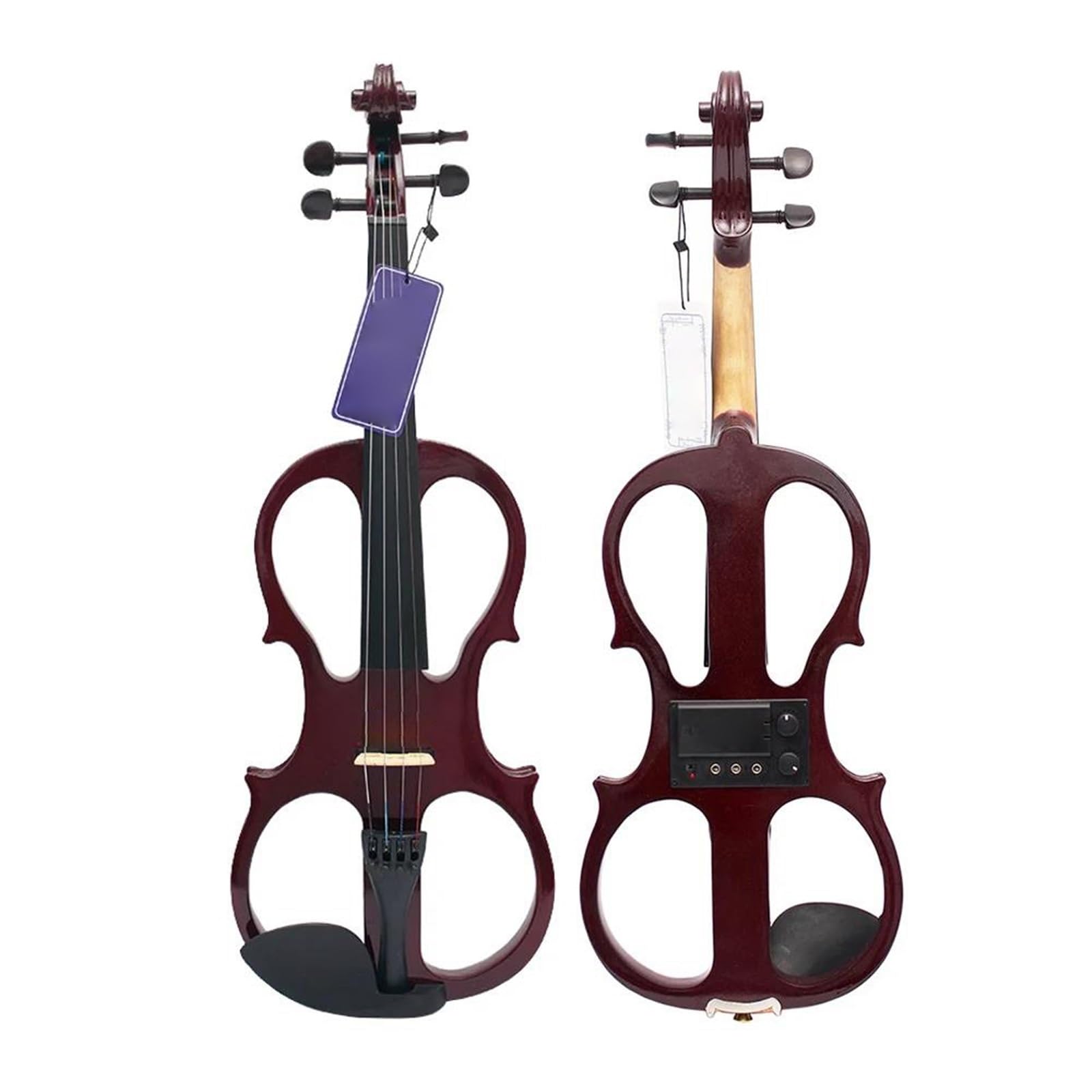 Violín Violín Eléctrico Silencioso 4/4 Para Principiantes Y Adultos Con Arco Estuche Cable De Conexión Auriculares Accesorios