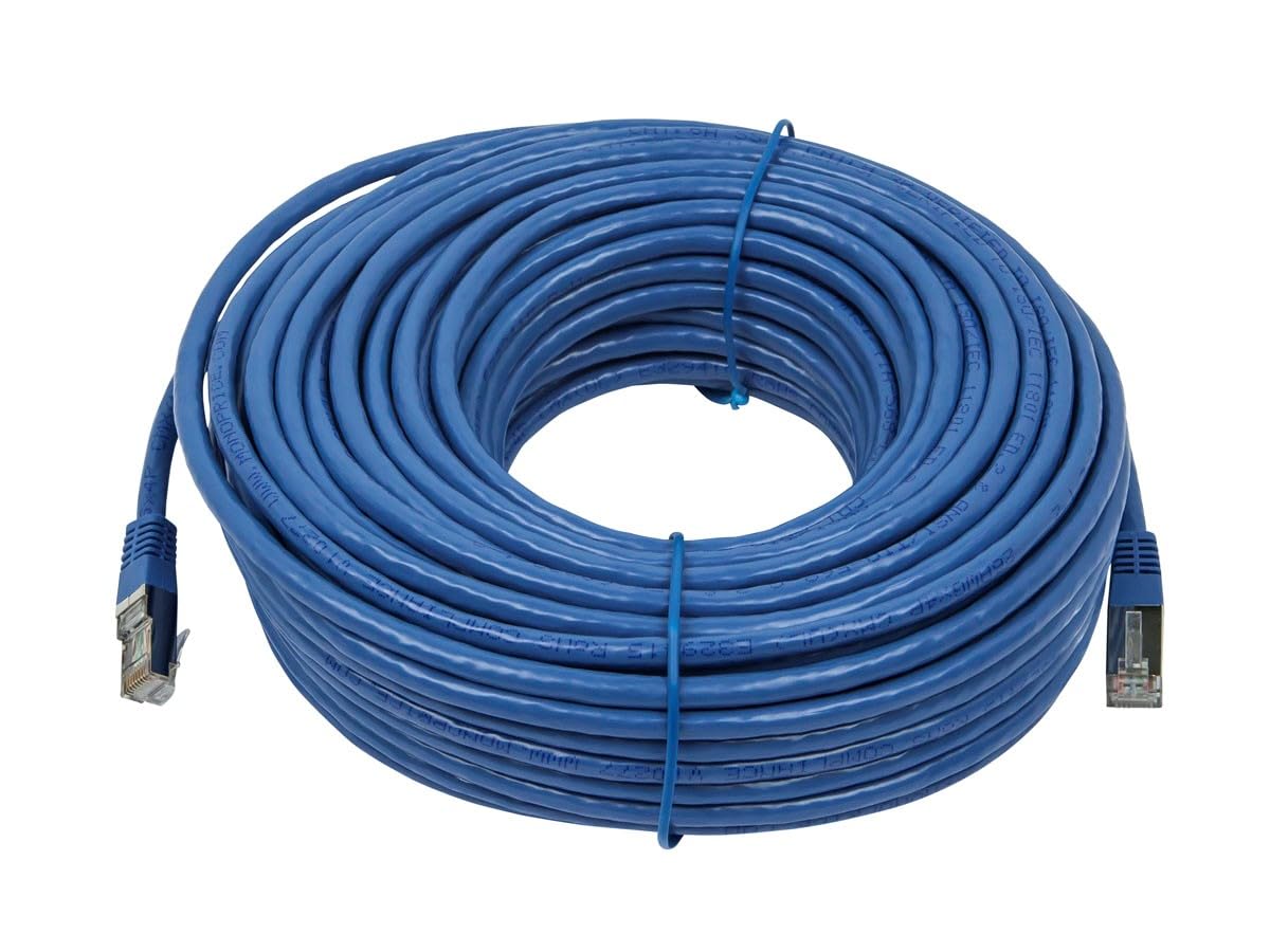 Monoprice Cero para Serie Red 26 AWG STP Red Ethernet Patch Cable, 6 "Azul (111220) Azul 100'