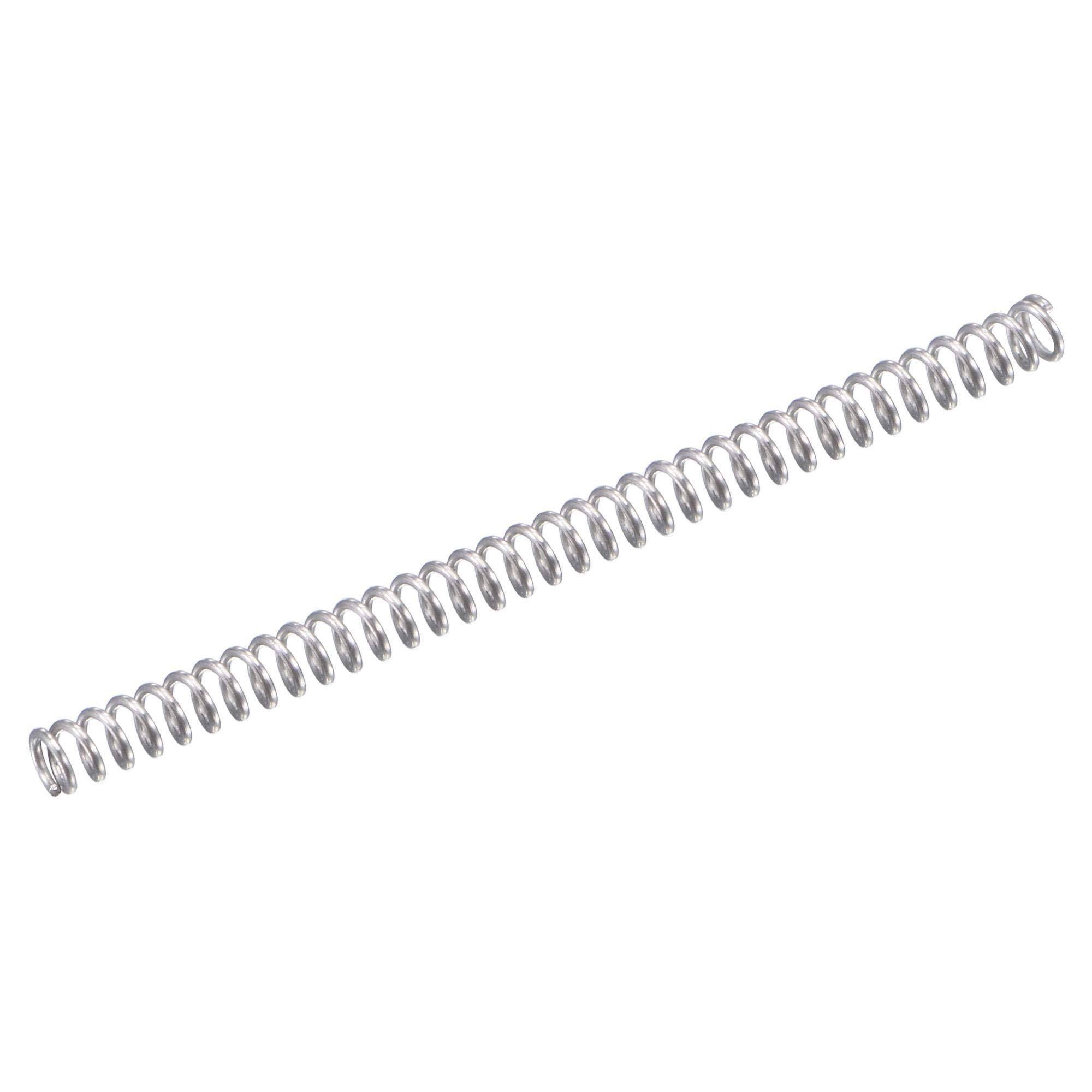 uxcell Compression Spring,304 Stainless Steel,2mm OD,0.3mm Wire Size,12mm Compressed Length,20mm Free Length,3.9N Load Capacity for Home Projects, Silver Tone, 10pcs — Amazon image 7