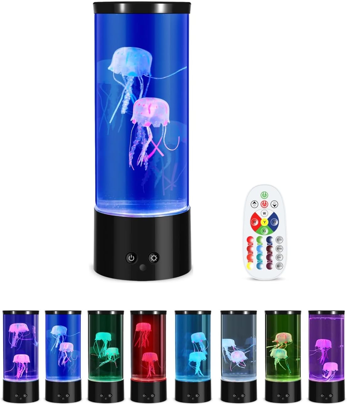 LED Jellyfish Lava Lamp,Jelly Fish Tank Lights,Sleep Aid Night Light ...