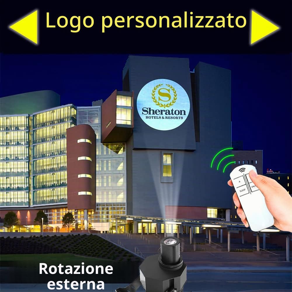 LED 150W GOBO Proiettore Logo Pubblicità Esterna IP67 Impermeabile Per Interno Negozio Matrimonio Event