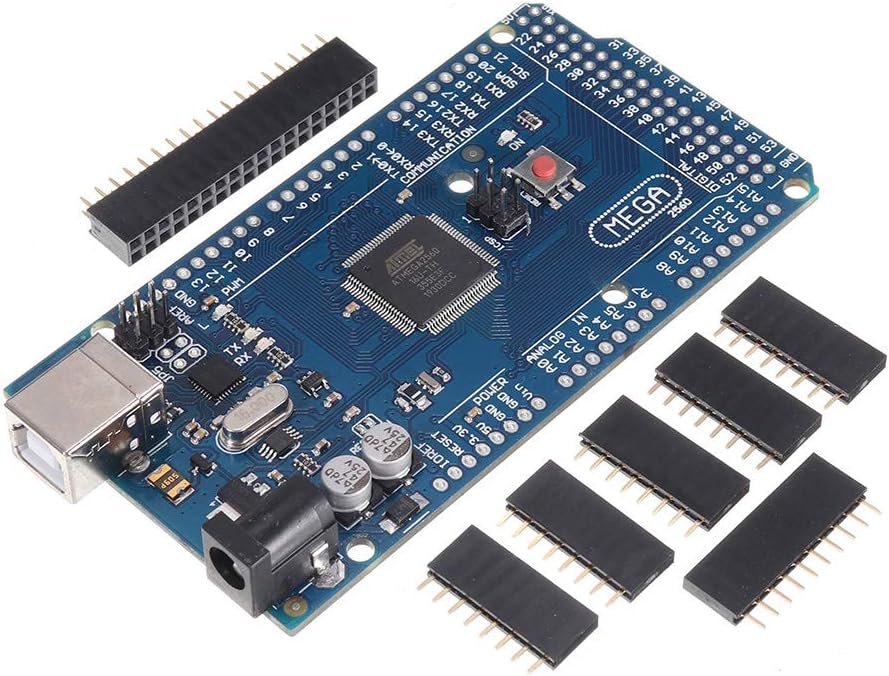 Mega 2560 R3 ATmega2560-16AU Development Board Without USB Cable Geekcreit for Arduino - Products That Work with Official Arduino Boards
