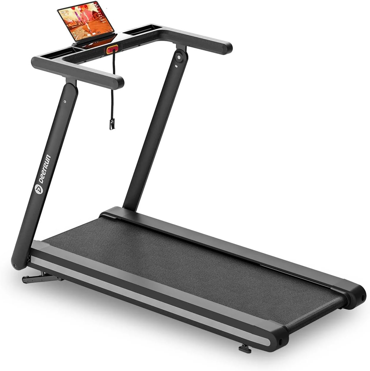 DeerRun X20 Treadmills for Home, Foldable Treadmill with 15% Auto Incline, 400 lb Capacity Heavy Duty Running Machine, 3.5 HP, 0.6-11.3 MPH, Smart App Control, Shock Absorption