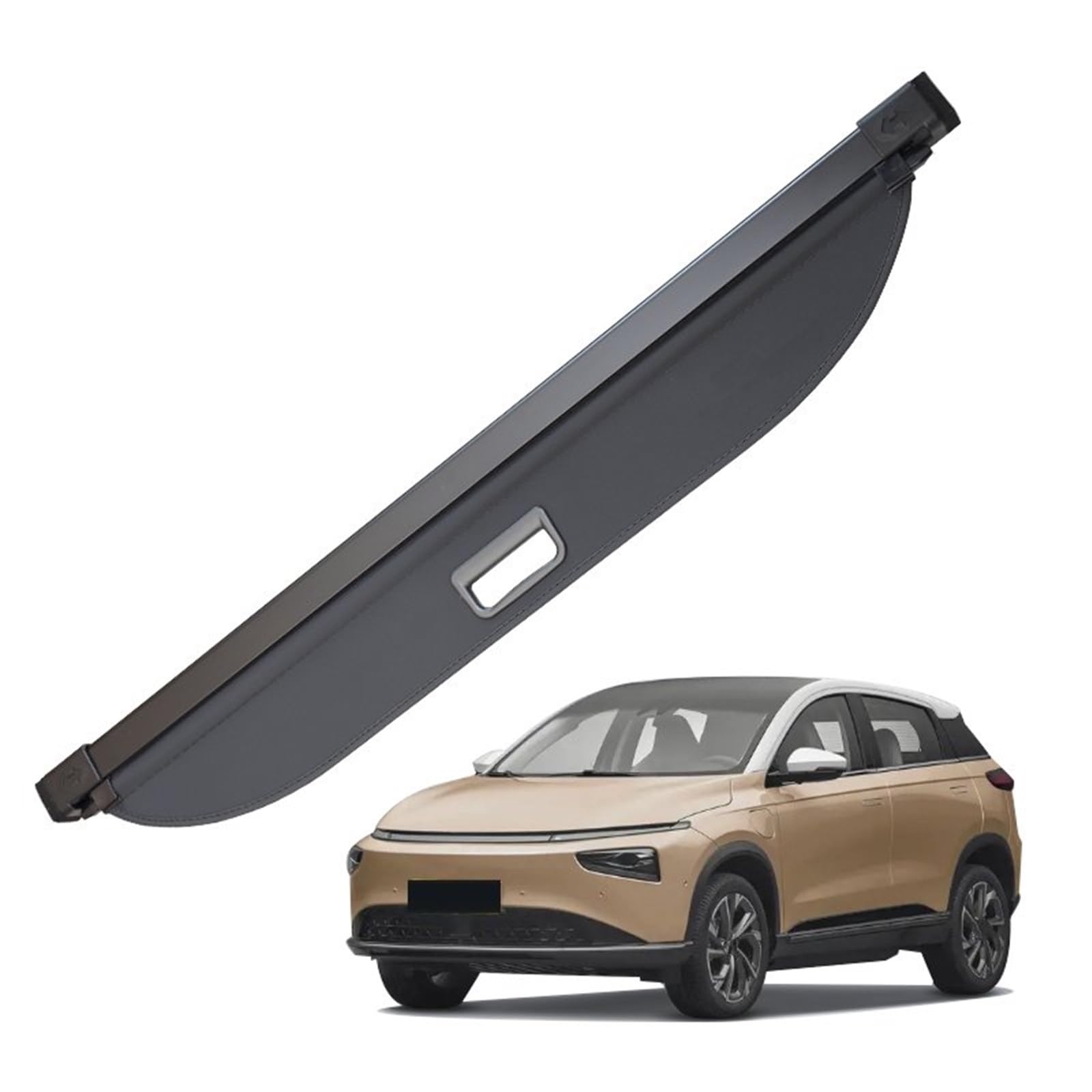 Versenkbare Trunk Cargo Abdeckung Paket Rack wasserdichte Schild Privatsphäre Für Xpeng Für G3 Für G3i 2019 2020 2021 2022 Gepäckraumabdeckung
