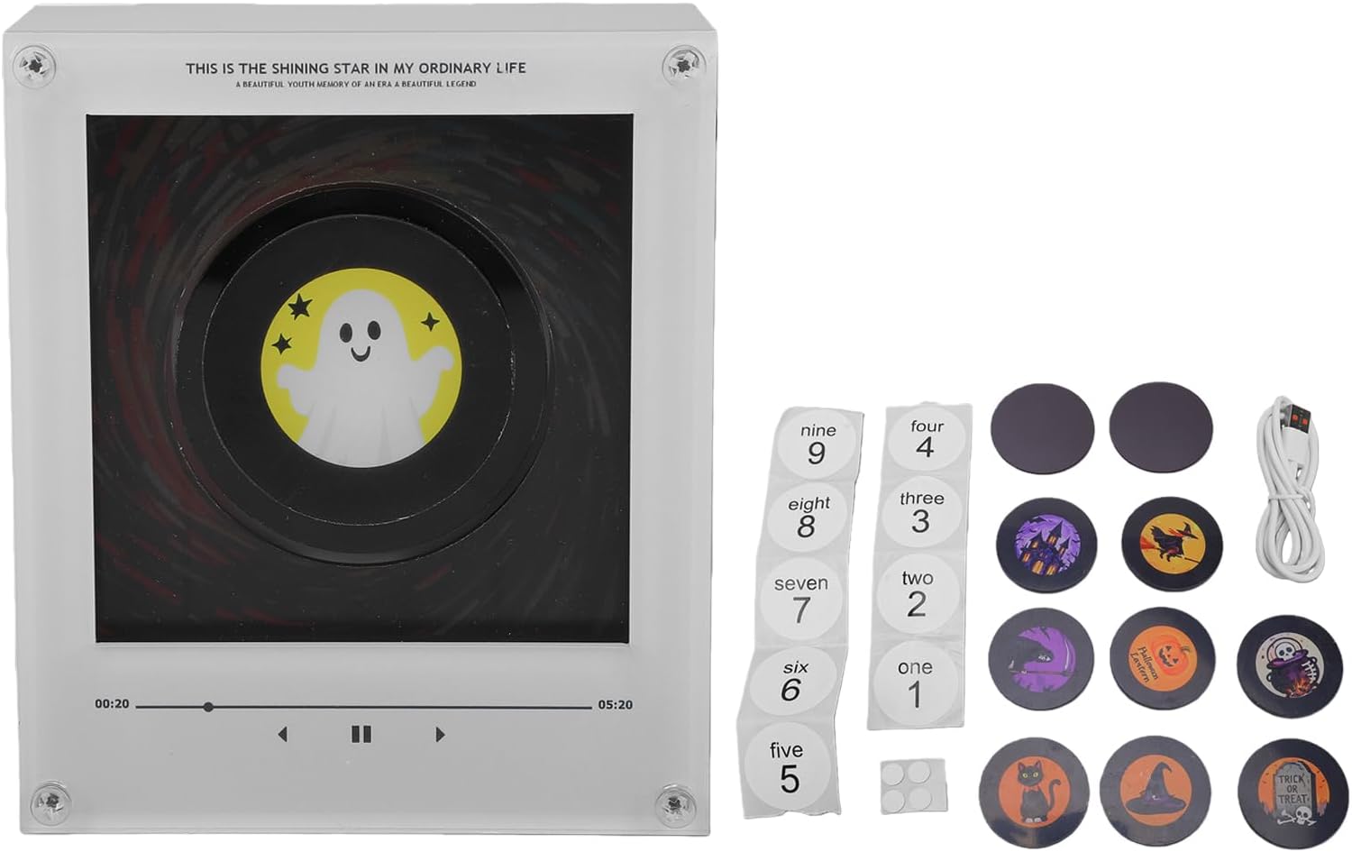 128G Music Refrigerator Magnets with 9 Discs