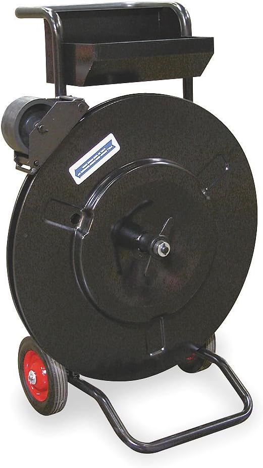 020420 Model DF-10RW Dispenser for Steel Strapping, Mill or Ribbon Coil Winding, 3/4"-1-1/4" Strap Size