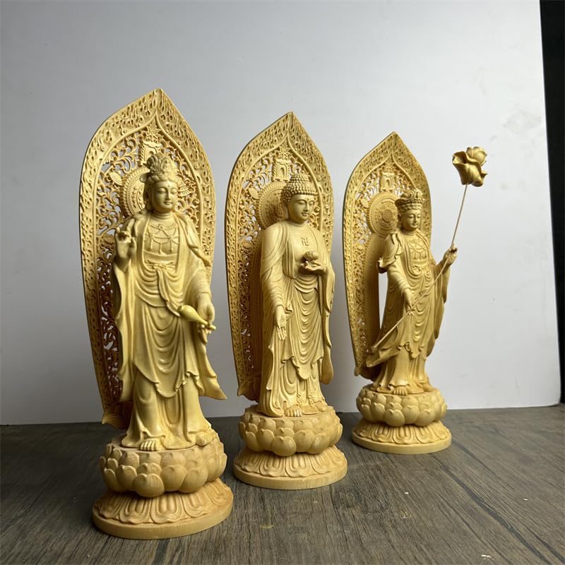 Amazon｜阿弥陀三尊（西方三聖）【 阿弥陀如来 観音菩薩 勢至菩薩 】立