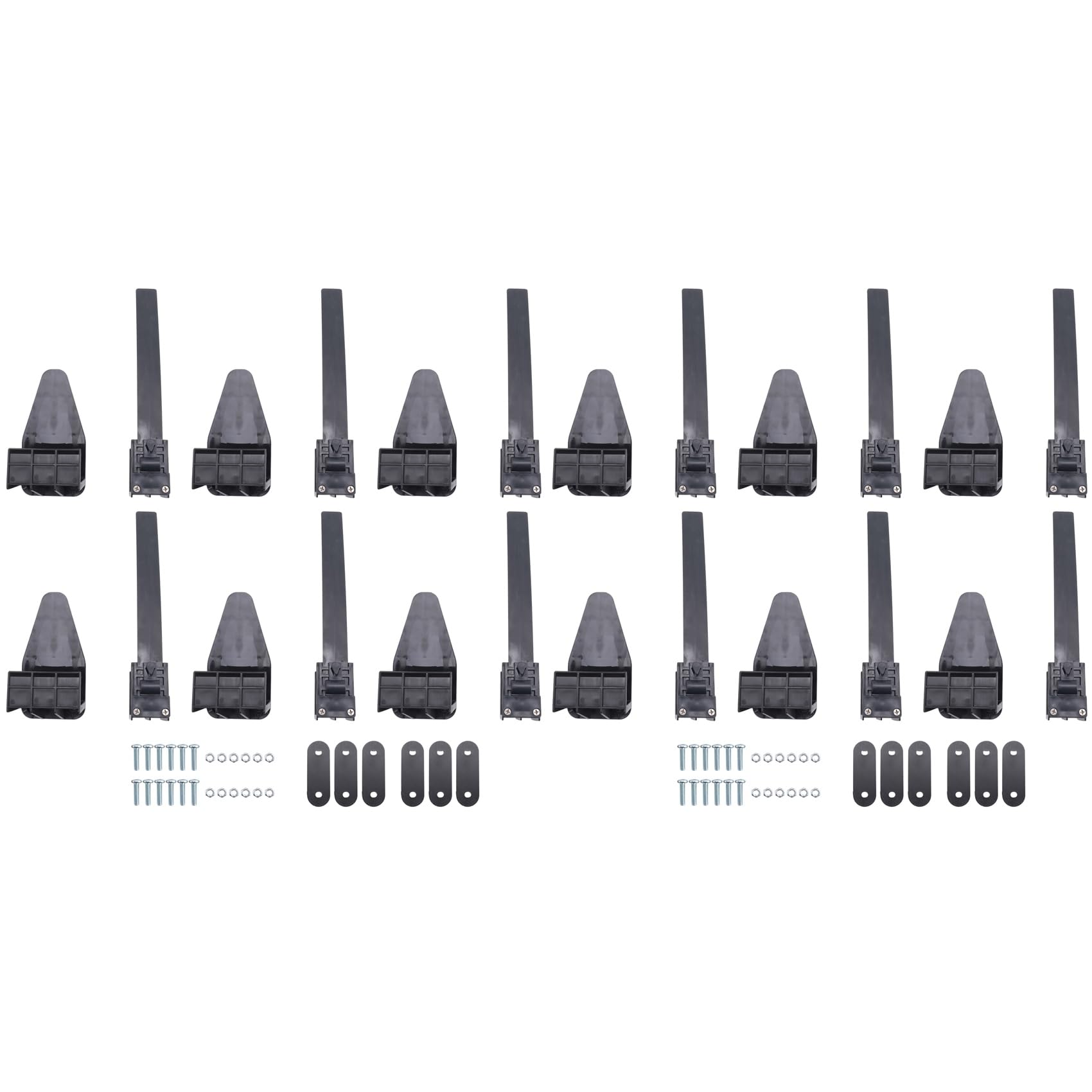 Bannières clips de fixation en vinyle robuste pour décorations extérieures de fête