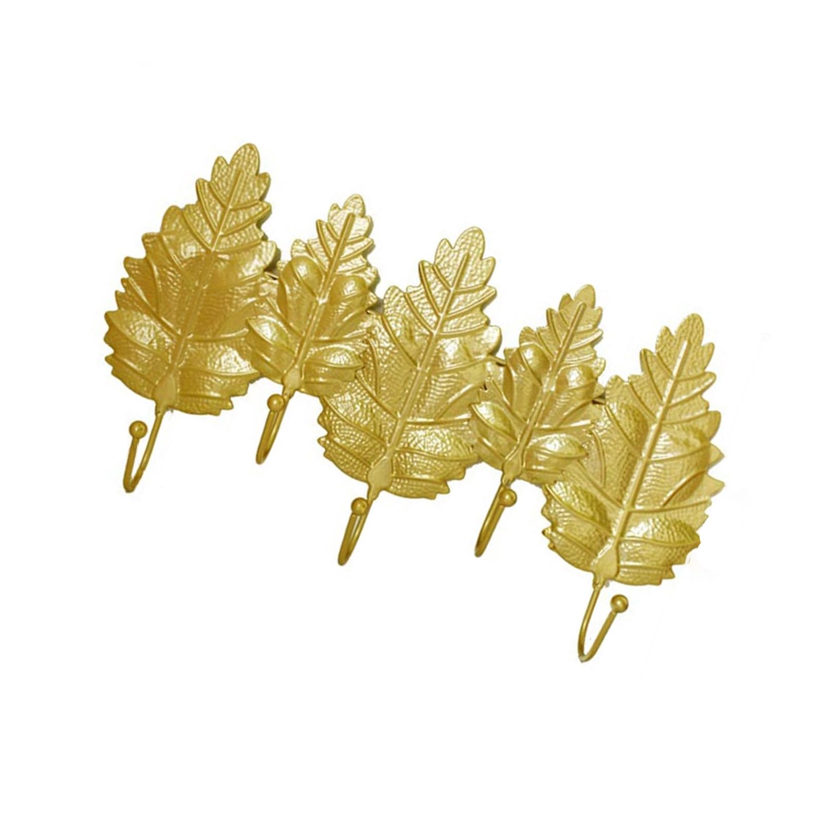 Jazuaiao Rusts Resistant Golden Wall Hook Heavy Duty Metal Holder for Entry Closet Organizing Decorative Coat Hanger Decorative Entryway Hook