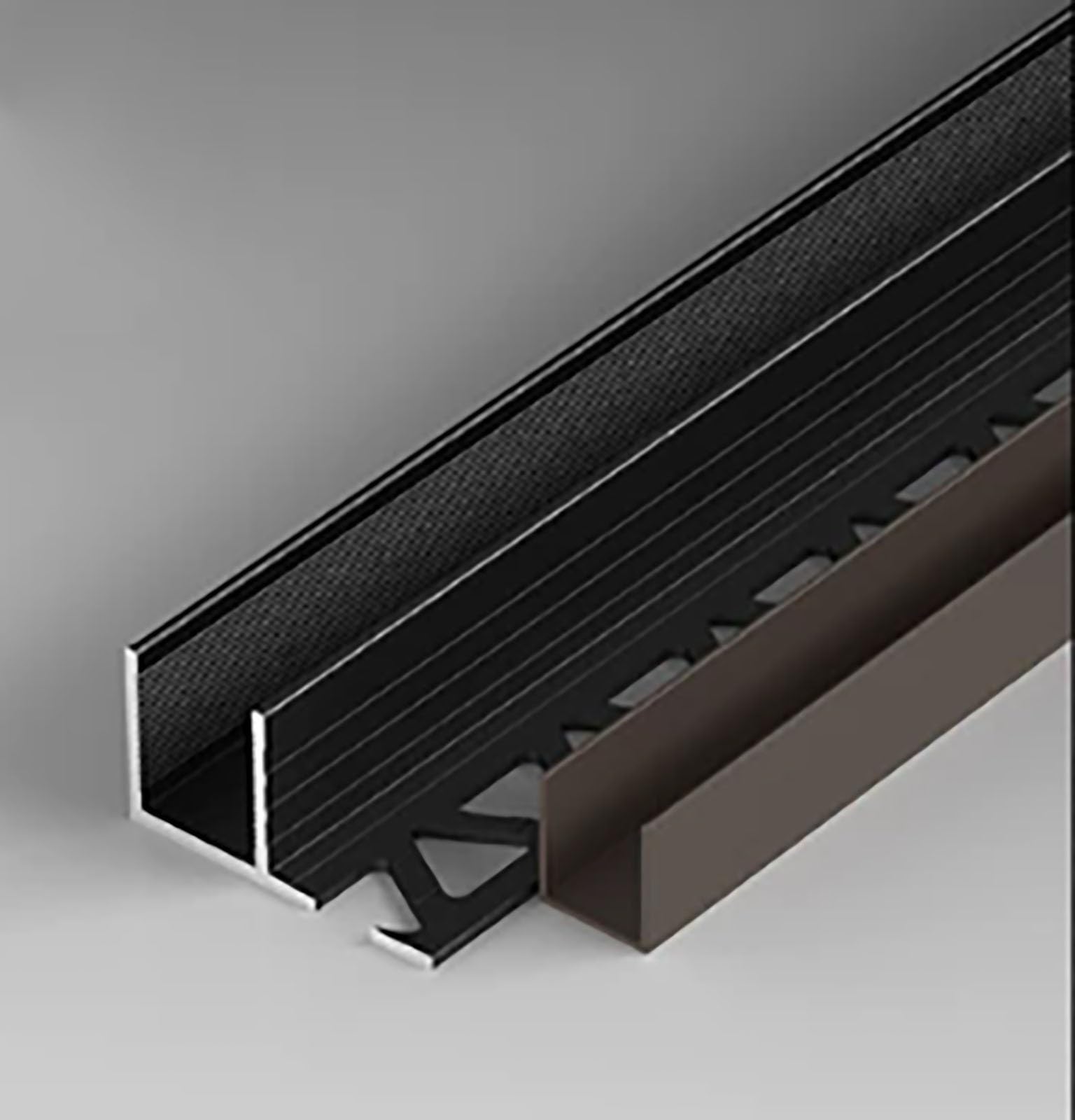 Canal de panel de vidrio fijo impermeable, guía de aluminio para mampara de 8 mm