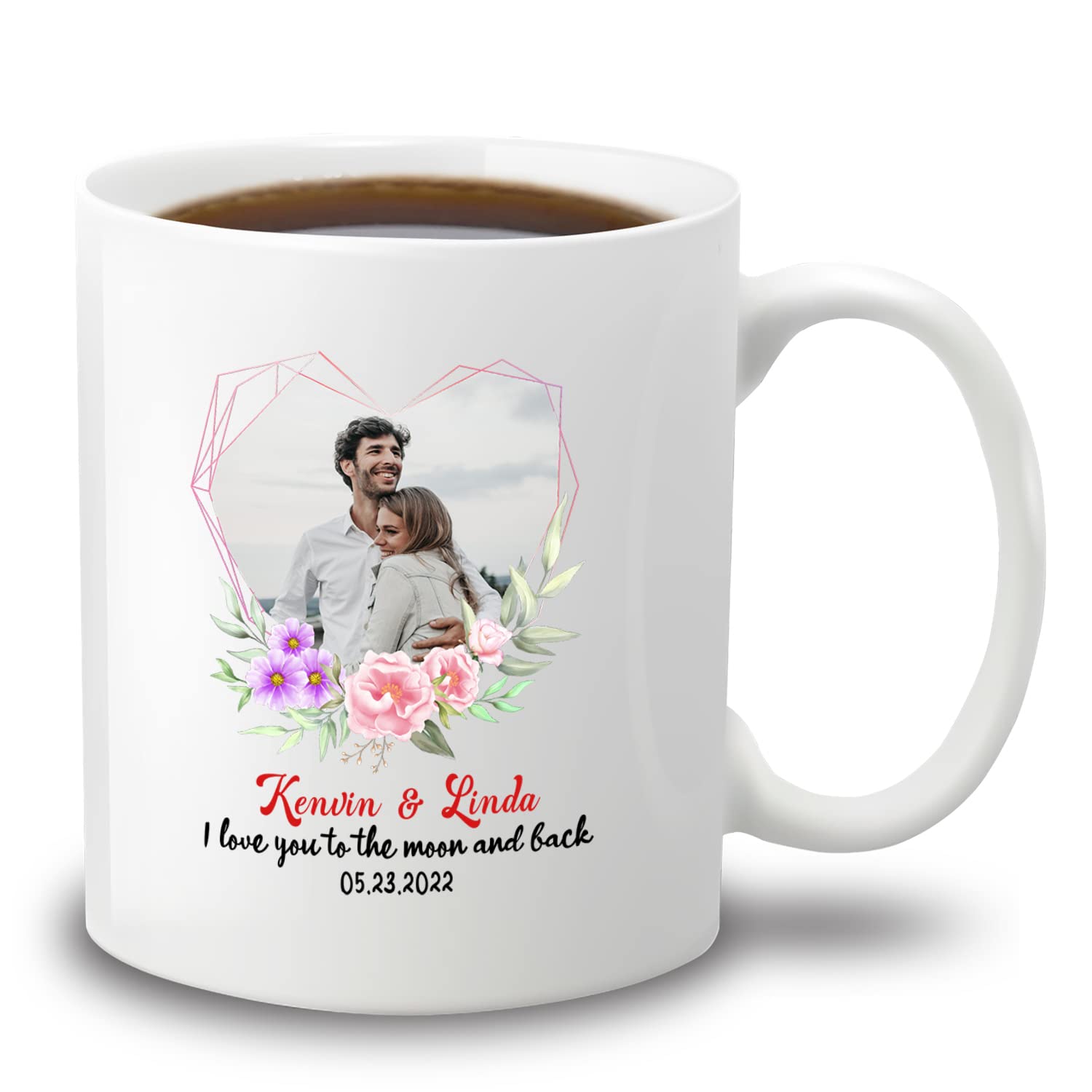 Custom Mug Capture Your Special Moments With A Customizable Couple ...