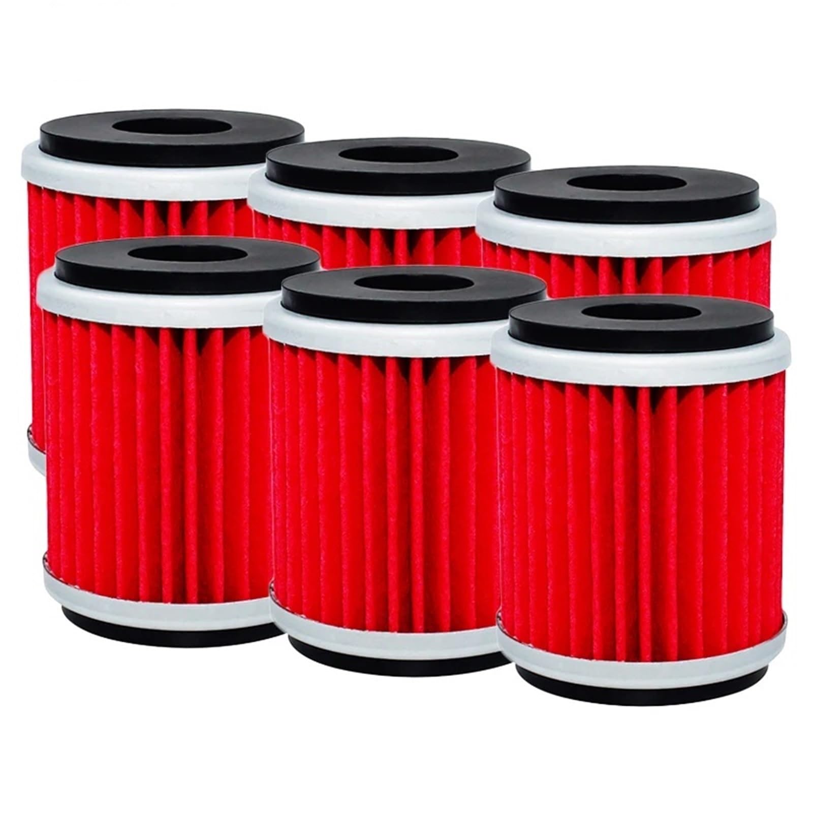 Filtro olio per Moto Filtro olio per motociclette Filtro olio per moto adatto per Yamaha Raptor YFM 250 WR125R WR125X WR250F WR250R WR250X WR450F YZ250F YZ250FX(6pcs-yellow)