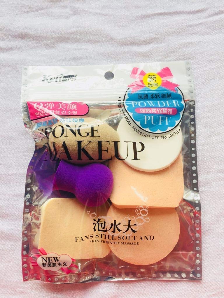 Preyansh Sponge Makeup 6 In 1 Beauty Blender Multicolor