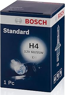 Bosch Lâmpada de Farol H4 Bosch Pure Light - 12V 60/55W Halógena