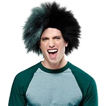 Morris Costumes Green and Black Sports Wig