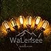 Walensee Solar Tiki Torches with Flickering Flame,96 LED Solar Torch Lights Outdoor Waterproof,43