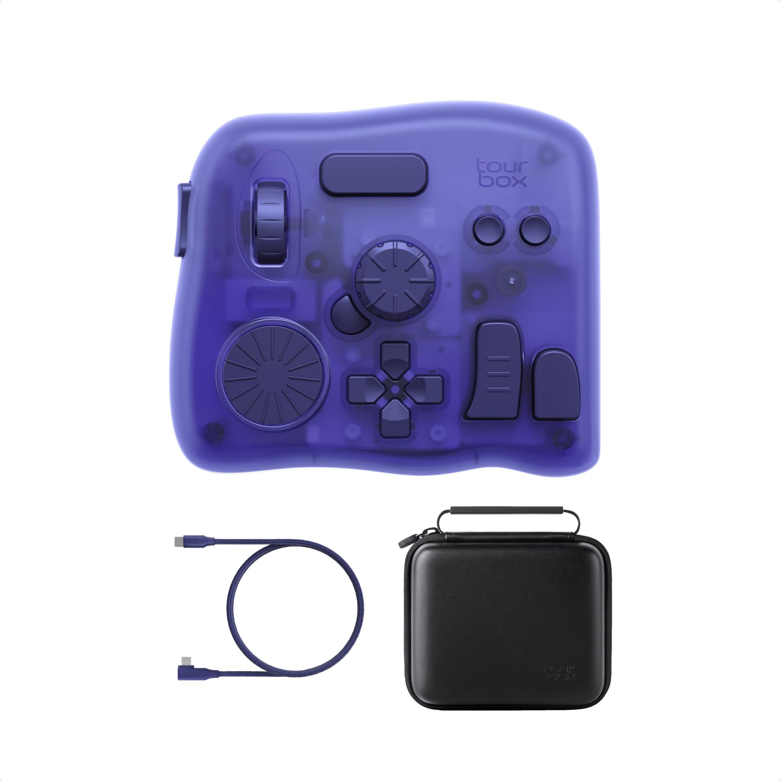 TourBox Elite Plus Editing Controller Kit, Complete Control, MidnightIndigo