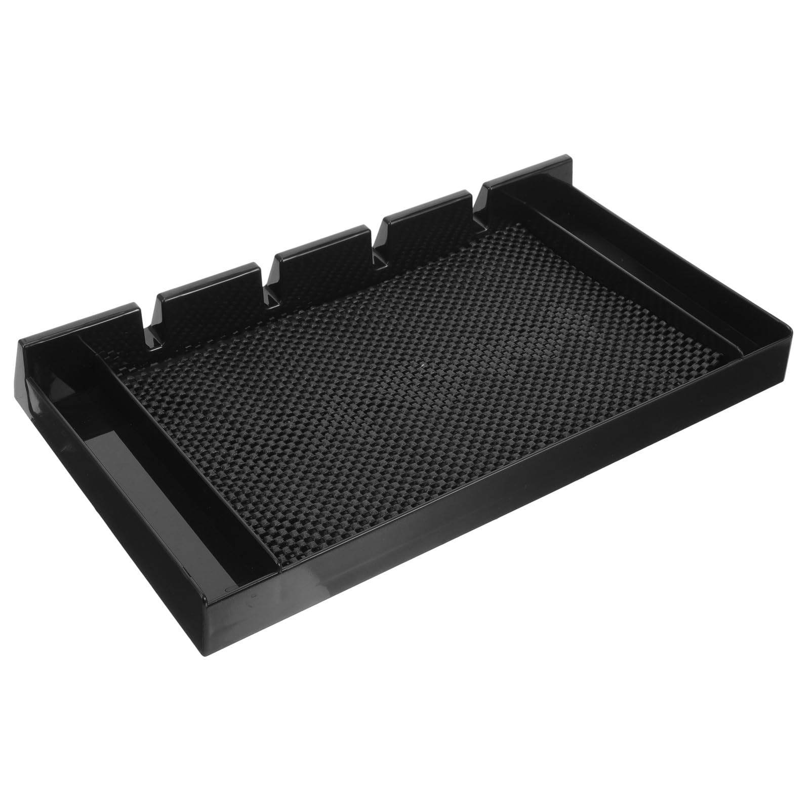 Bandeja Organizadora Antideslizante para Cortapelos Soporte para Protectores de Cortapelos Tapete para Estación de Barbería Almacenamiento Compacto para Herramientas de