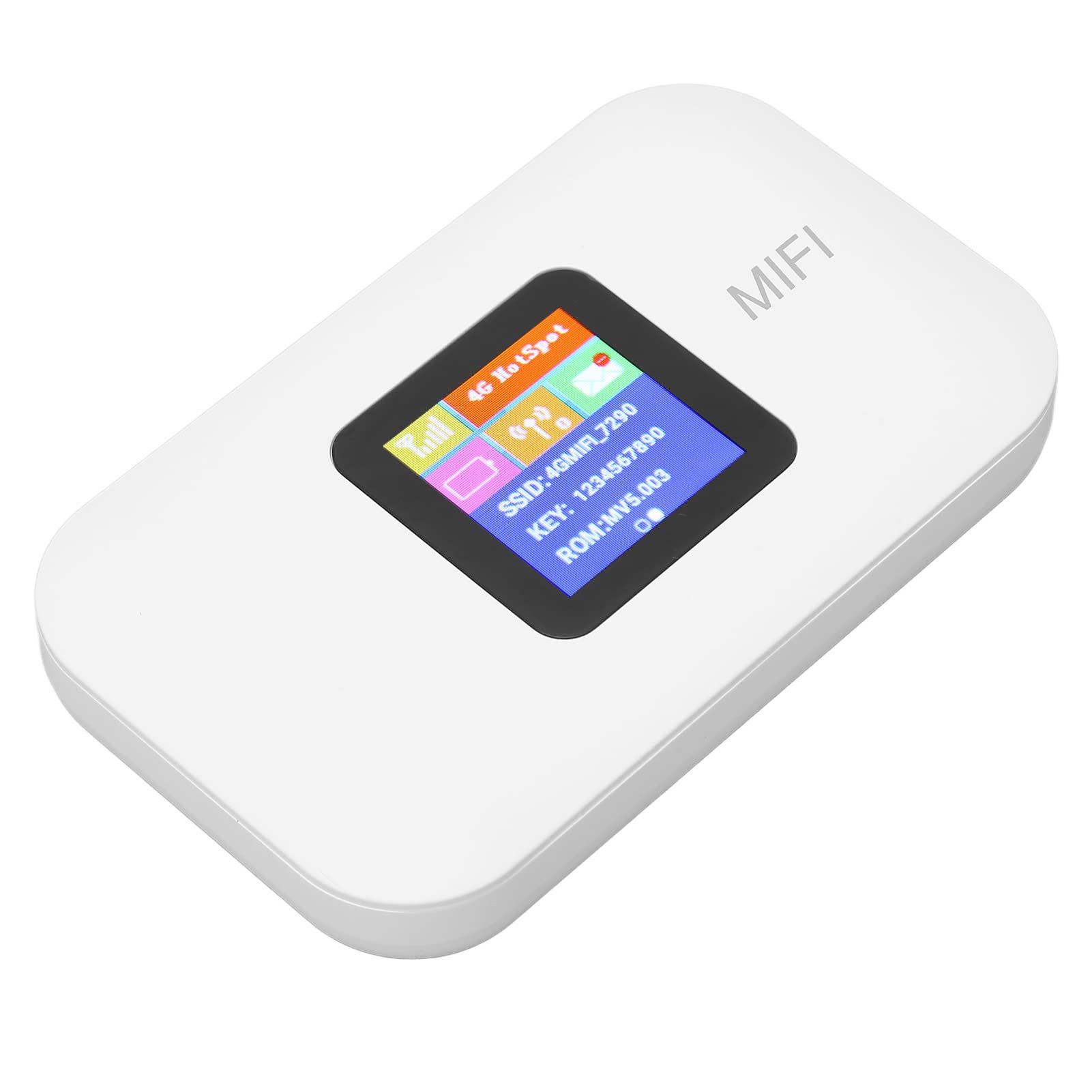 ciciglow Punto de Acceso WiFi Móvil 4G LTE Portátil para Viajes | Ranura para Tarjeta SIM | 10 Usuarios | Velocidad de 150Mbps