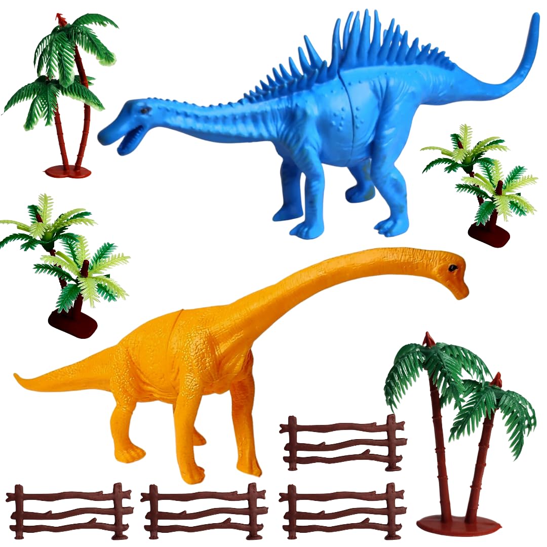 Toytrends Soft Rubber/Plastic Play Dinosaur (Brachiosaurus & Augustinia) for Kids | Role Play Animal Play Set for Children | Dinosaur Toys Set of 2Pcs (B0CFVS4GWG) Amazon Price History, Amazon Price Tracker