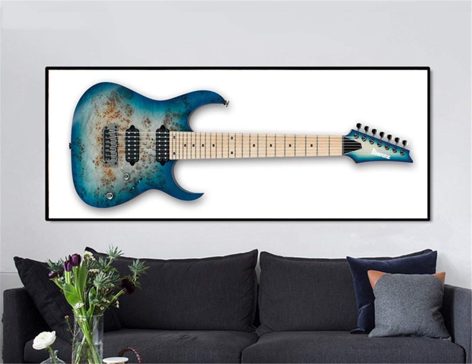 Peinture diamant complète guitare géante en strass cristal haut de gamme