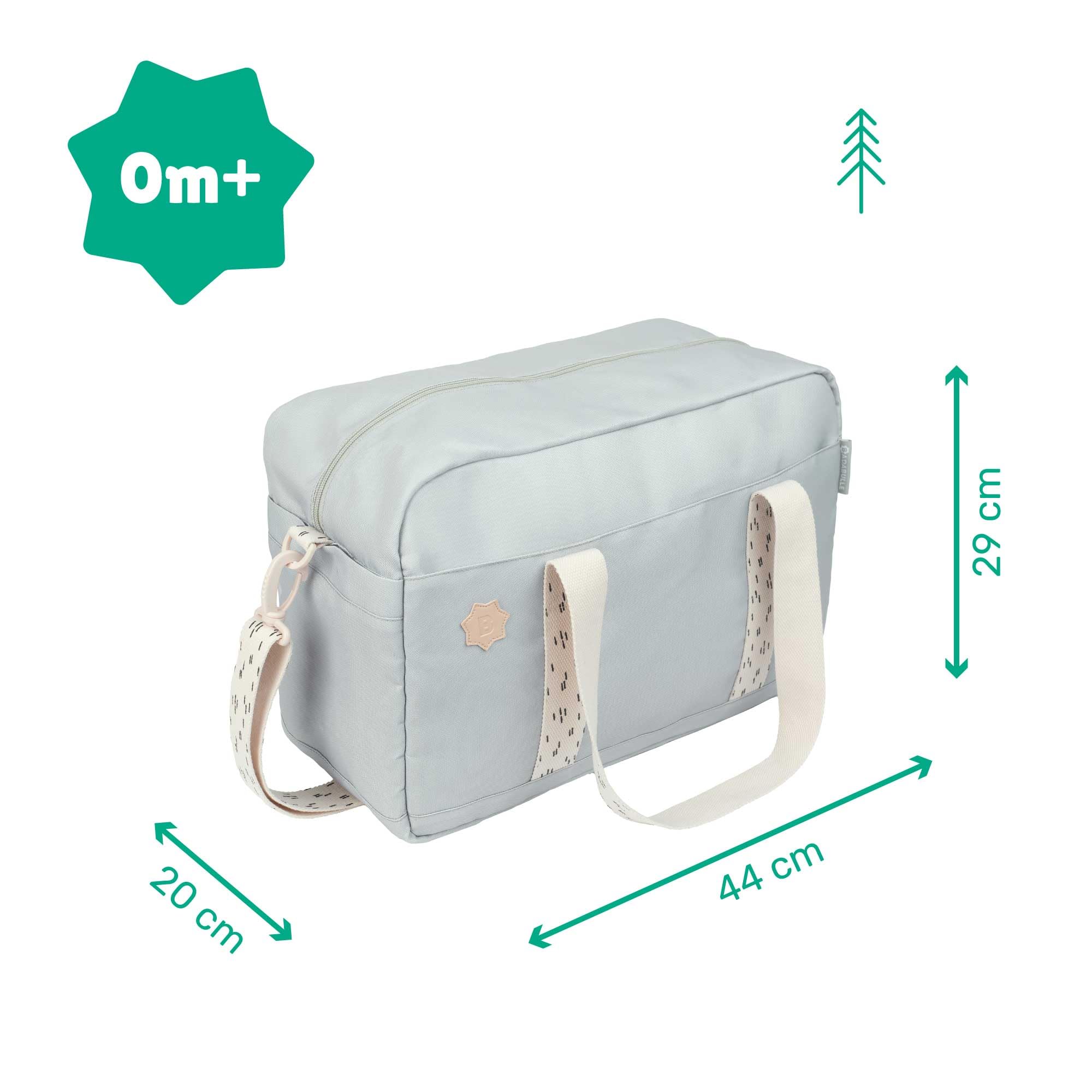 Badabulle Bolso Cambiador Bowling, Gran Capacidad 20L, Cambiador Incluido
