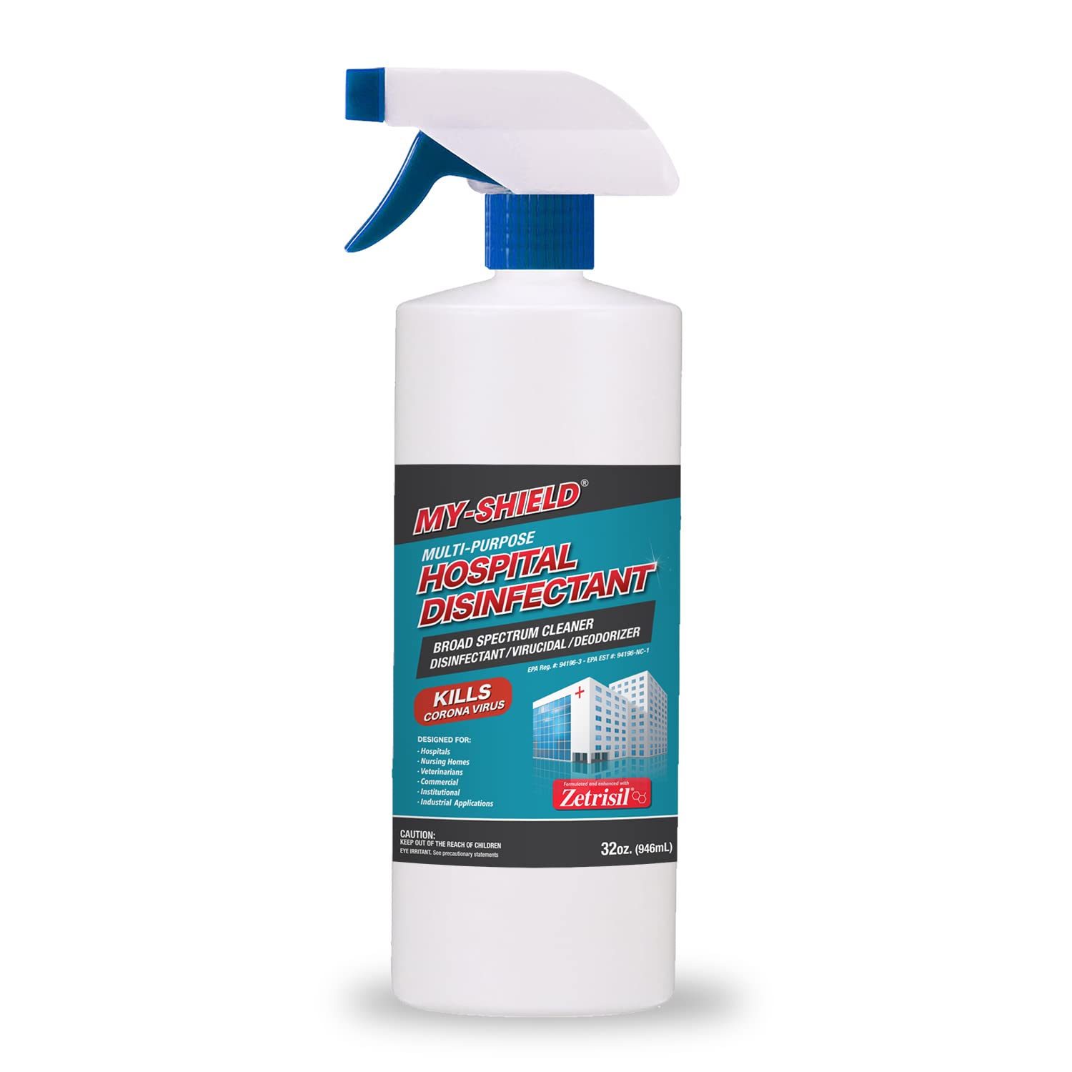My-Shield Hospital Disinfectant (2pack 32oz Bottle)