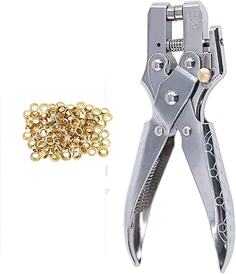 Digital Craft Eyelet Hole Puncher Leather Belt Hole Punch Plier Revolve Sewing Machine Bag Setter Tool Hand Tools for Homemade Tool