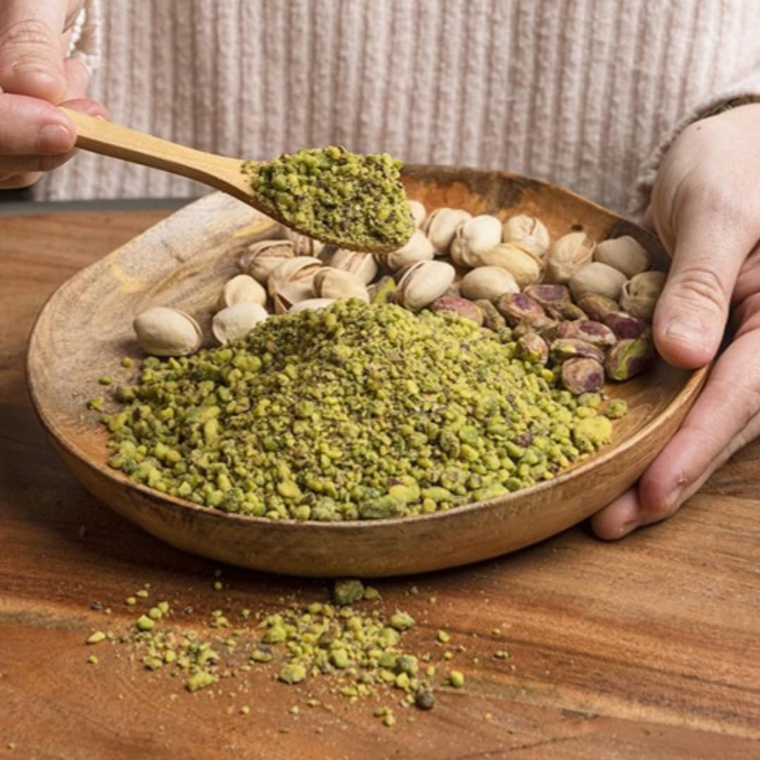 Harina De Pistacho Ibérico 100% Natural Sin Gluten Vegana Alta En Proteína Ideal Repostería Panadería Cocina Creativa Toppings Saludables Postres Gourmet Bajo En Carbohidratos (500 gr)