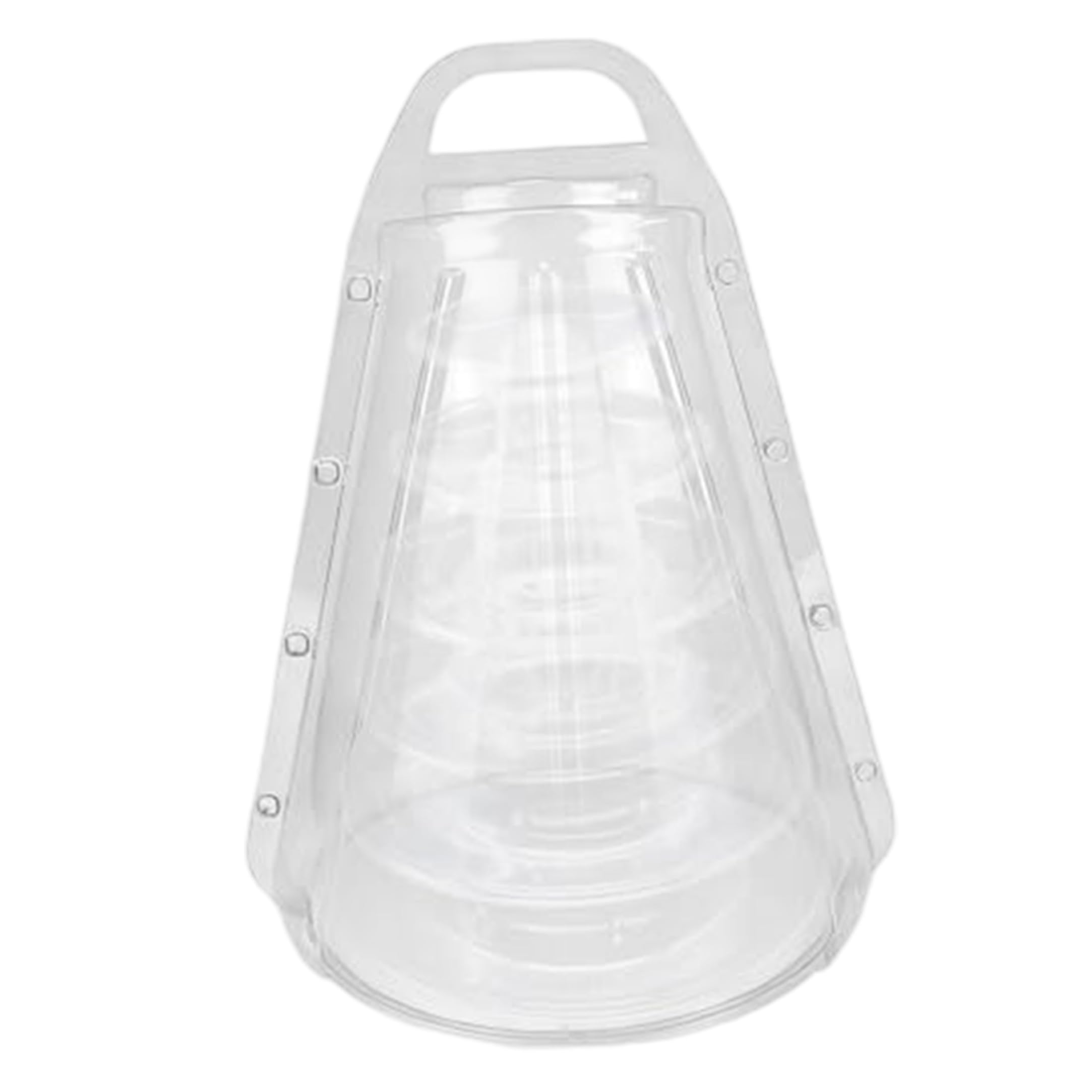 Monwssoe Cupcake Stands, Macaron Tower, 6-tier Macaron Tower Stand With Transparent Dust Cover, Clear Dessert Display For Cupcakes - Transparent