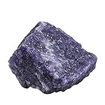 Lepidolite Raw Crystals, Large 1.25-2.0 Healing Crystals Natural Rough Stones Crystal for Tumbling, Cabbing, Fountain Rocks, Decoration, Polishing, Wire Wrapping, Wicca & Reiki